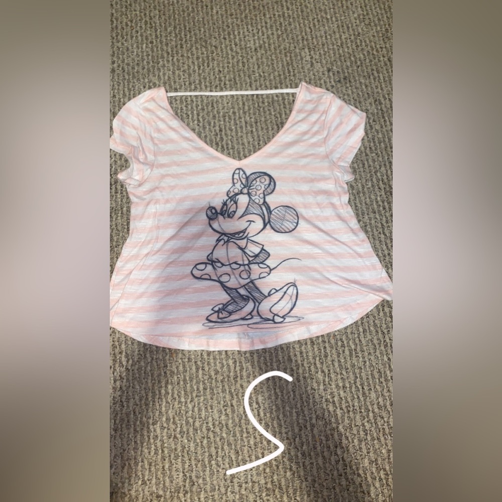 Minnie Mouse crop top shirt